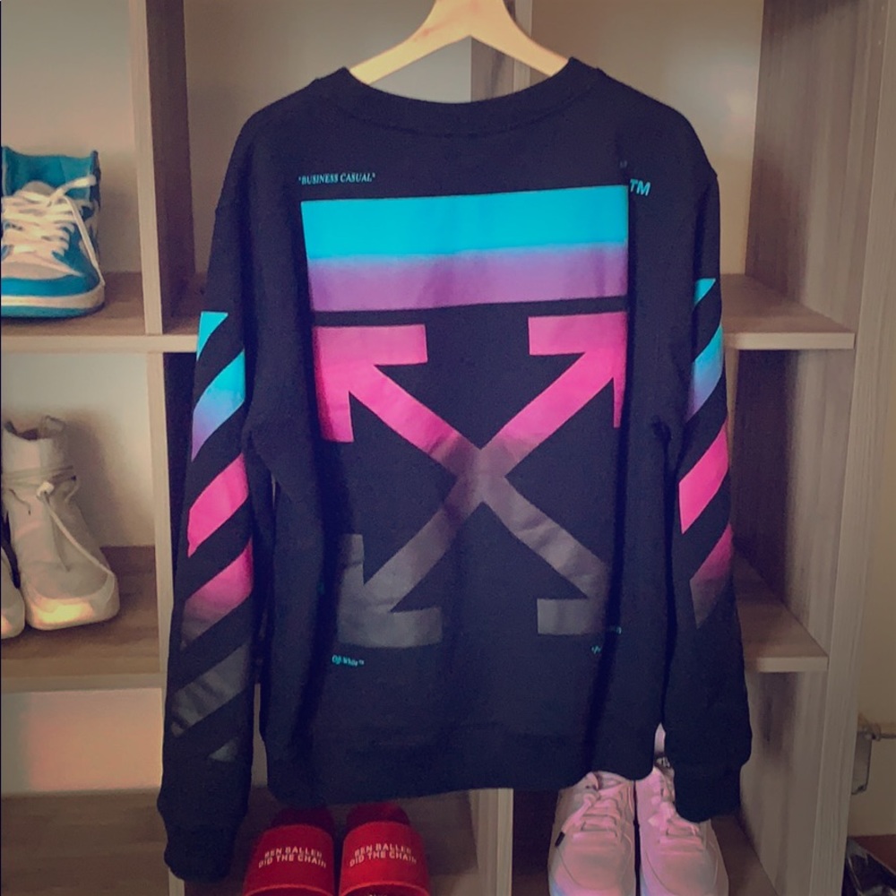 Off-White Diag Gradient Crewneck - Picture 1 of 5